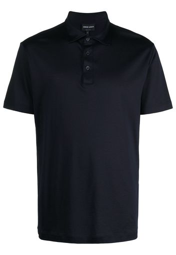 Giorgio Armani Kurzärmeliges Poloshirt - Blau