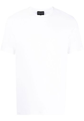 Giorgio Armani plain cotton T-shirt - Weiß