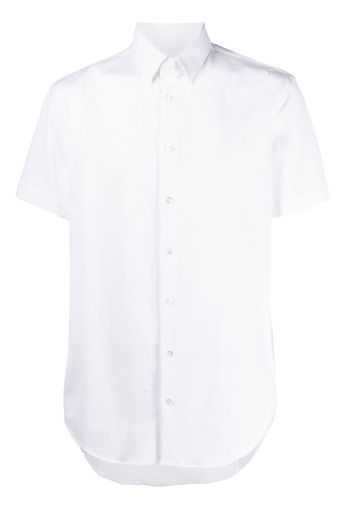 Giorgio Armani short-sleeve cotton shirt - Weiß