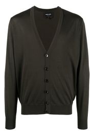 Giorgio Armani button-down knit cardigan - Braun