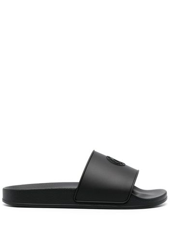 Giuliano Galiano Shark slip-on sandals - Schwarz