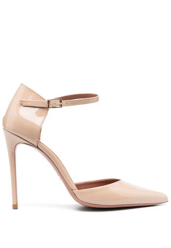 Giuliano Galiano Jil 115mm leather pumps - Nude