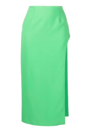 Giuseppe Di Morabito high-waisted side-slit skirt - Grün