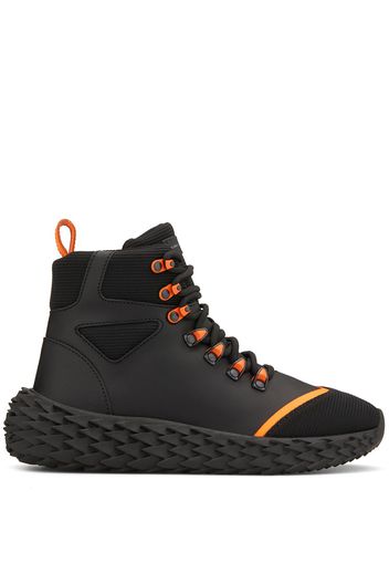 Giuseppe Zanotti Texturierte Sneakers - Schwarz