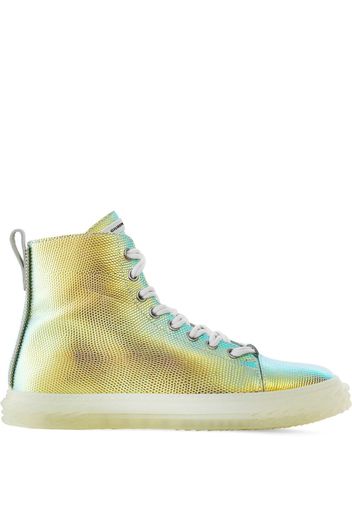 Giuseppe Zanotti 'Blabber' Sneakers mit Schimmer-Optik - Silber