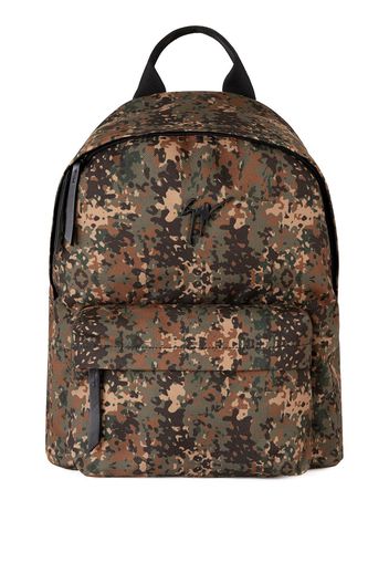 Giuseppe Zanotti Bud Rucksack mit Camouflage-Print - Braun