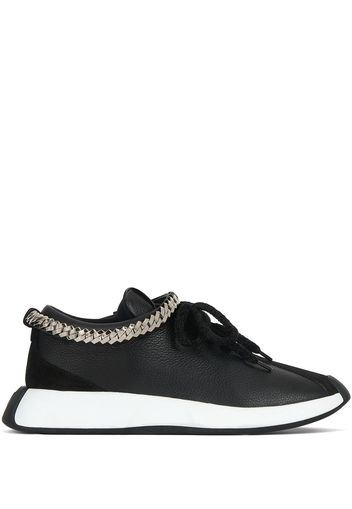 Giuseppe Zanotti Ferox Sneakers mit Kettendetail - Schwarz