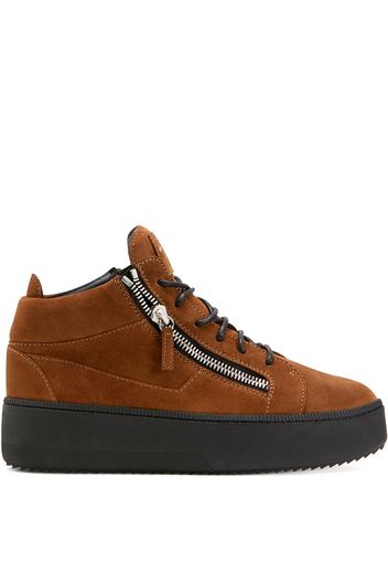 Giuseppe Zanotti Frankie Flatform-Sneakers - Braun