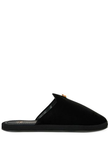 Giuseppe Zanotti Domitille Slipper aus Samt - Schwarz