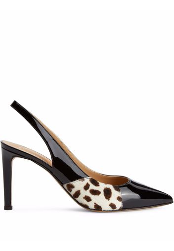 Giuseppe Zanotti Susie Feline 85mm slingback pumps - Schwarz