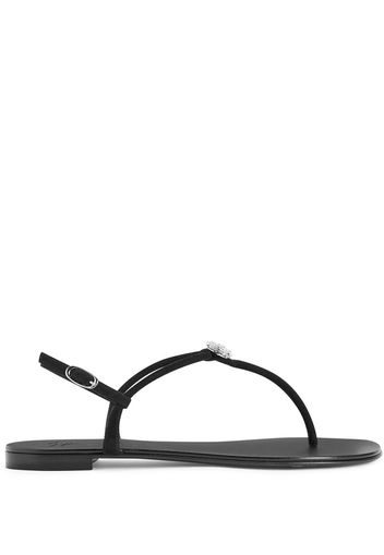 Giuseppe Zanotti Hollie Sandalen mit Kristallen - Schwarz