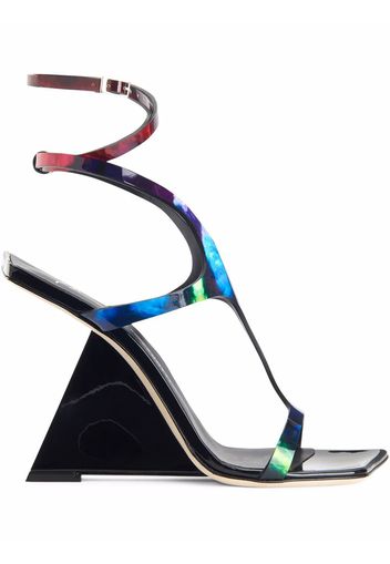 Giuseppe Zanotti Sandalen mit Design-Absatz 105mm - Mehrfarbig