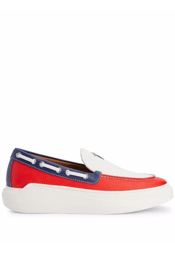 Giuseppe Zanotti Conley Loafer in Colour-Block-Optik - Weiß