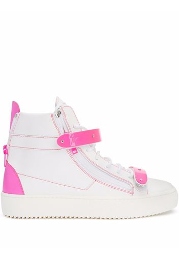 Giuseppe Zanotti Coby High-Top-Sneakers - Weiß