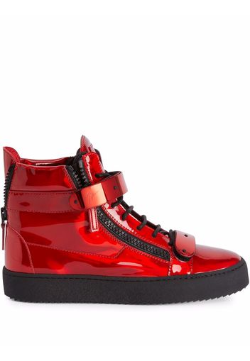 Giuseppe Zanotti Coby High-Top-Sneakers - Rot