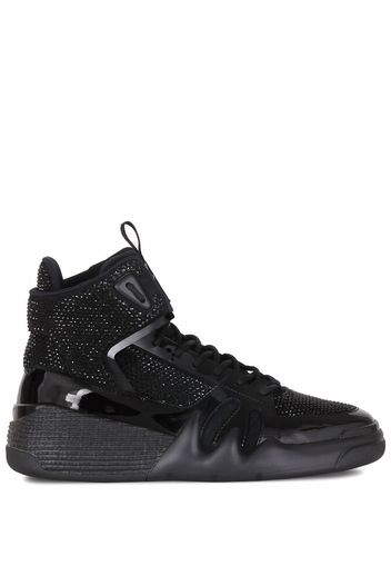 Giuseppe Zanotti Talon embellished sneakers - Schwarz