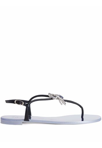 Giuseppe Zanotti Moon Flip-Flops - Schwarz