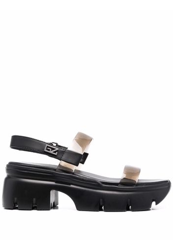 Giuseppe Zanotti chunky open-toe sandals - Schwarz