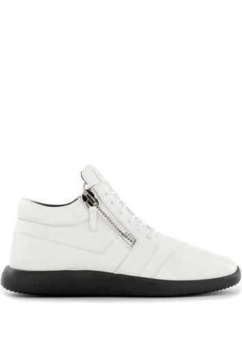 Giuseppe Zanotti zip-detail high-top sneakers - Weiß