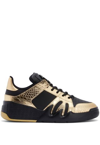 Giuseppe Zanotti Sneakers im Metallic-Look - Schwarz