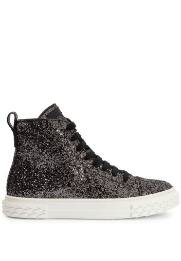 Giuseppe Zanotti Eco-Blabber High-Top-Sneakers - Schwarz