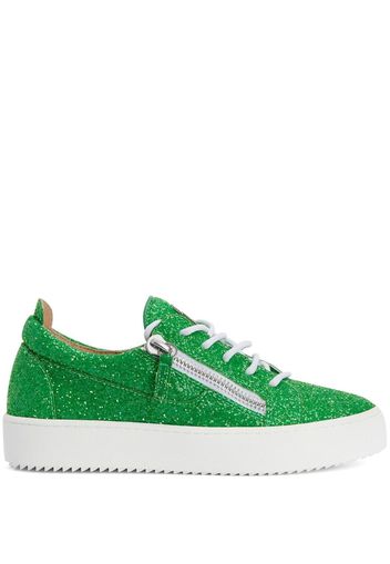 Giuseppe Zanotti Gail Glitter Sneakers - Grün