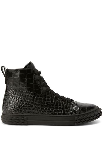 Giuseppe Zanotti Ecoblabber High-Top-Sneakers - Schwarz