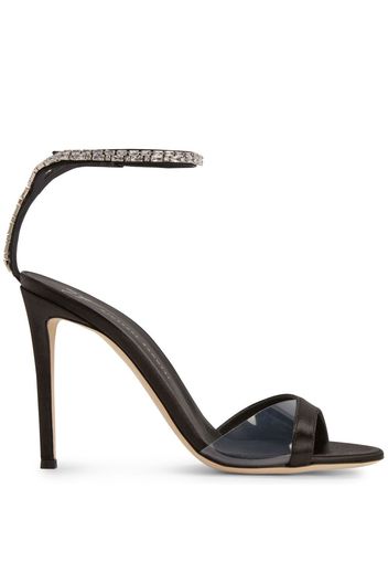 Giuseppe Zanotti Leah Crystal Sandalen - Schwarz