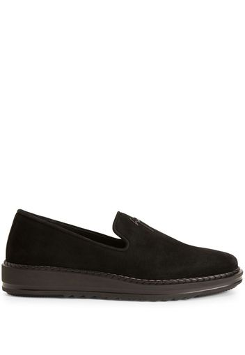 Giuseppe Zanotti Klaus Loafer aus Wildleder - Schwarz