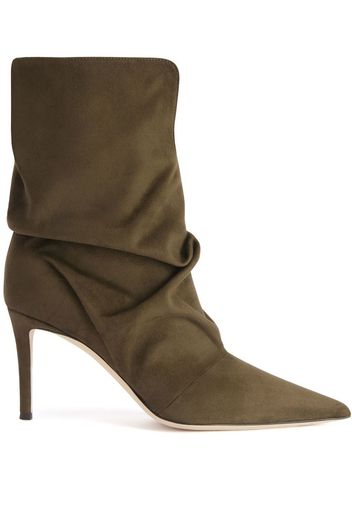 Giuseppe Zanotti Yunah slouchy 85mm boots - Grün