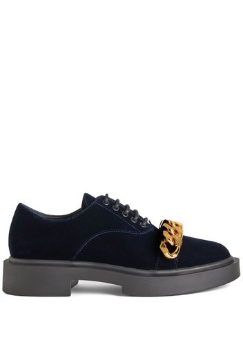 Giuseppe Zanotti Adric Loafer aus Samt - Blau