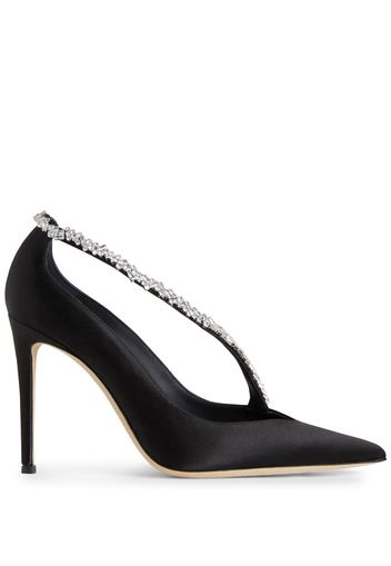 Giuseppe Zanotti Pumps mit Kristallen - Schwarz