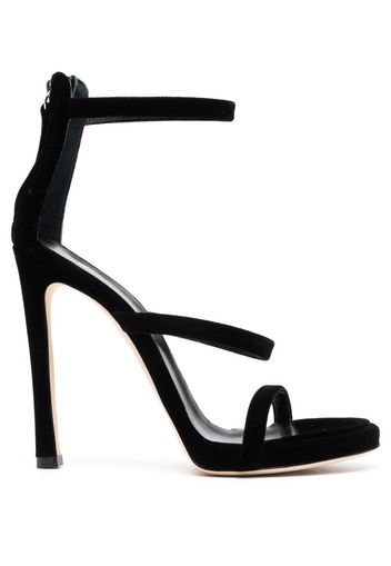 Giuseppe Zanotti Sandalen aus Wildleder 120mm - Schwarz