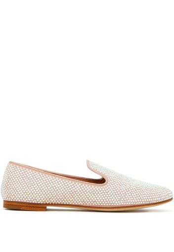 Giuseppe Zanotti Lindy rhinestone loafers - Rosa