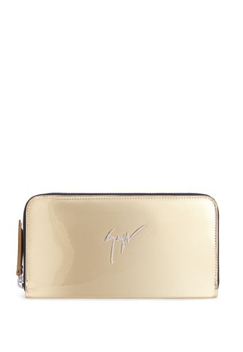 Giuseppe Zanotti Paula logo-lettering wallet - Gold