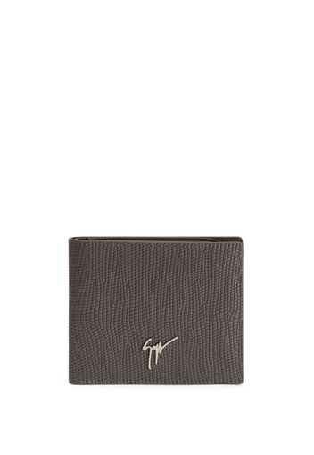 Giuseppe Zanotti Albert textured wallet - Grau