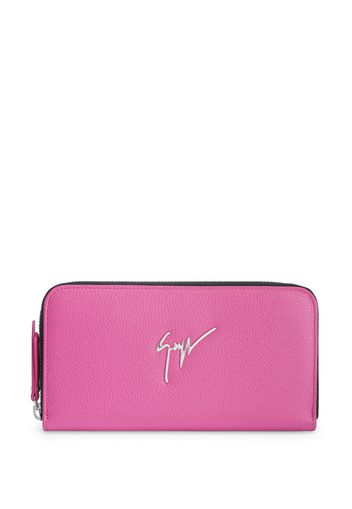 Giuseppe Zanotti Paula logo-lettering wallet - Rosa