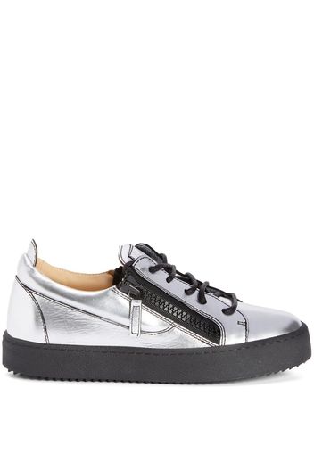 Giuseppe Zanotti Nicki lace-up sneakers - Silber