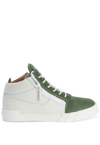 Giuseppe Zanotti high-top zip-up sneakers - MULTICOLOR