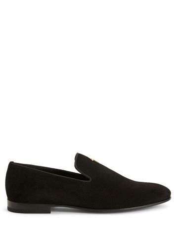 Giuseppe Zanotti slip-on suede loafers - BLACK