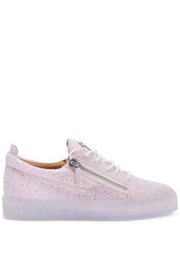Giuseppe Zanotti sequin-embellished low-top sneakers - Rosa