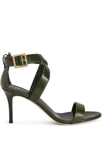 Giuseppe Zanotti Ellie 80mm leather sandals - Schwarz