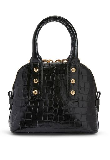 Giuseppe Zanotti crocodile-print leather tote bag - Schwarz