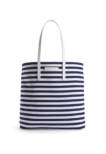 Giuseppe Zanotti striped tote bag - Weiß