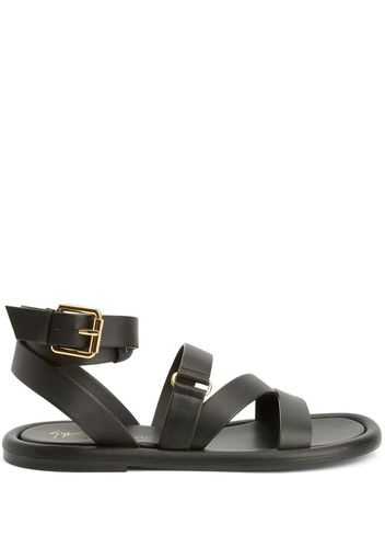 Giuseppe Zanotti strappy leather sandals - Schwarz