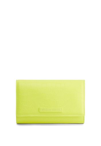 Giuseppe Zanotti Wendy crocodile-effect clutch bag - Gelb