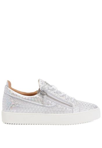 Giuseppe Zanotti Frankie Kaleido low-top sneakers - Silber