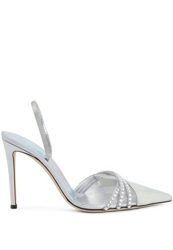 Giuseppe Zanotti Claralie Pumps 105mm - Silber