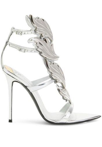 Giuseppe Zanotti Intrigo Flame Sandalen 105mm - Silber