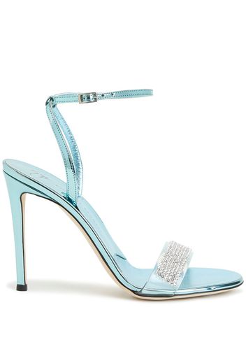 Giuseppe Zanotti Metallische Sandalen 105mm - Blau